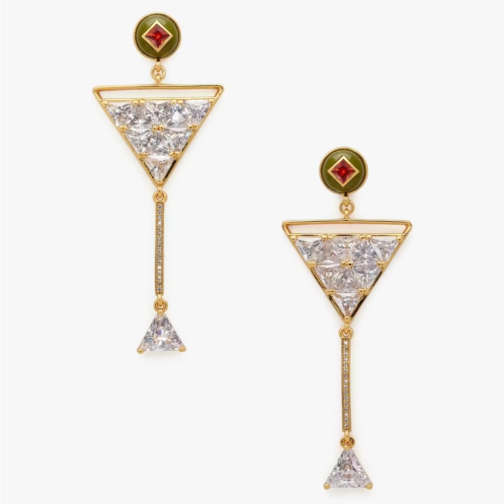 KATE SPADE Shaken Or Stirred Statement Earrings - Picture 1 of 6